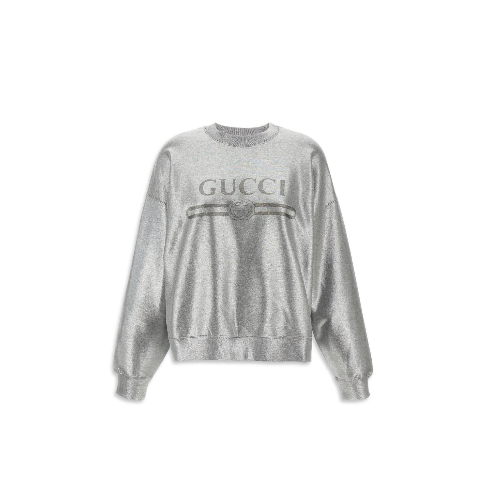GUCCI SWEATSHIRT SILVER 813611